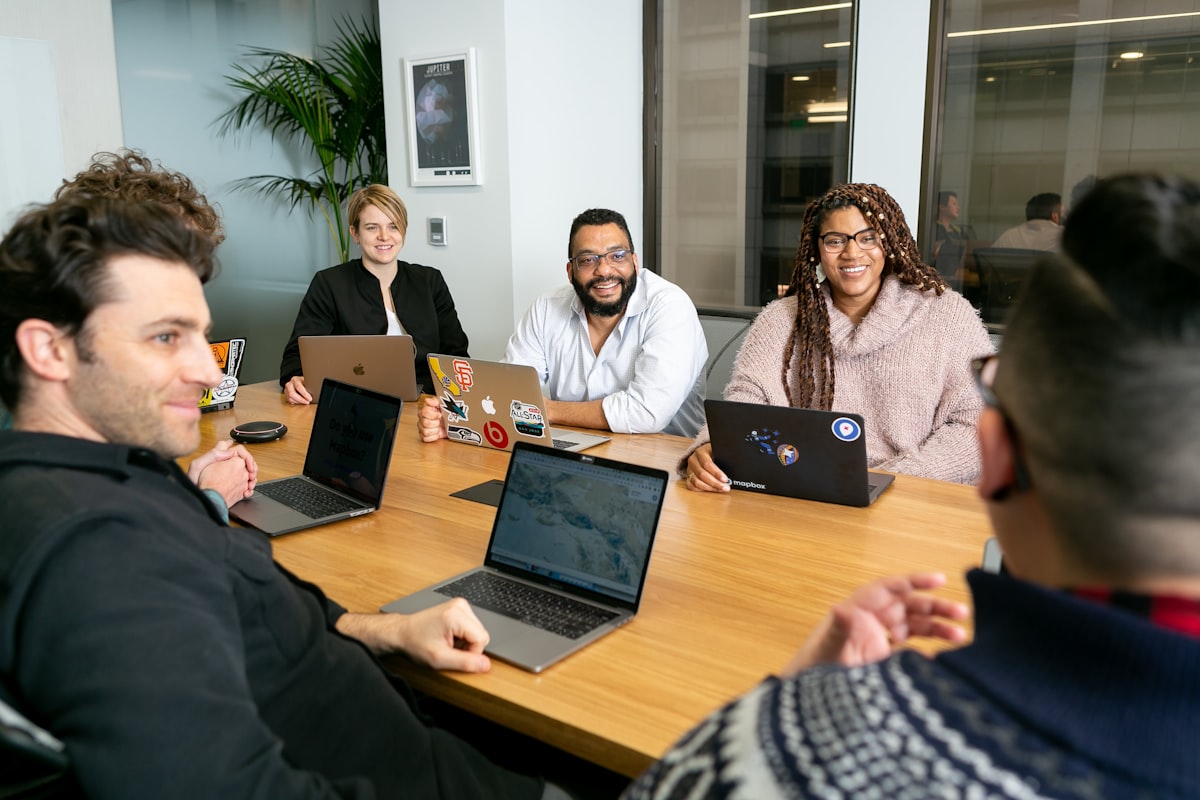 Reunião de equipe na ConectaRH